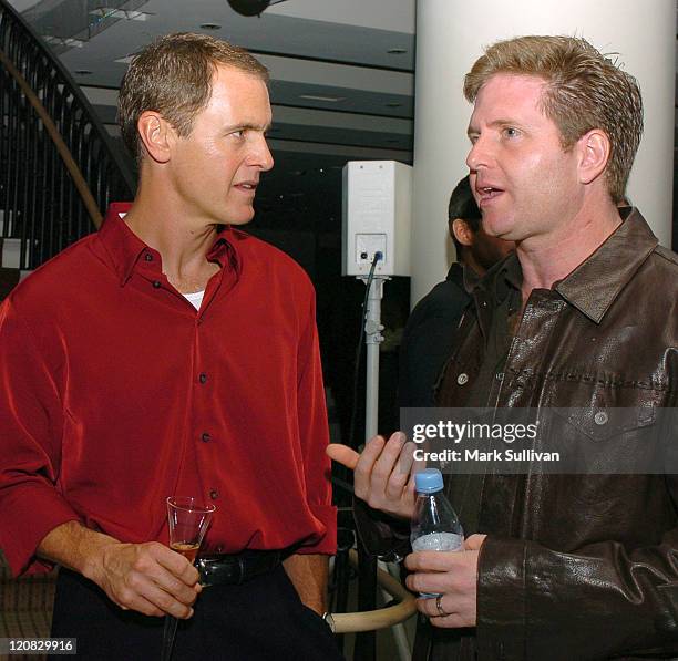 Mark Moses and Steve McPherson during "Desperate Housewives" Series Premiere Party - Inside at Barney's in Beverly Hills, California, United States.
