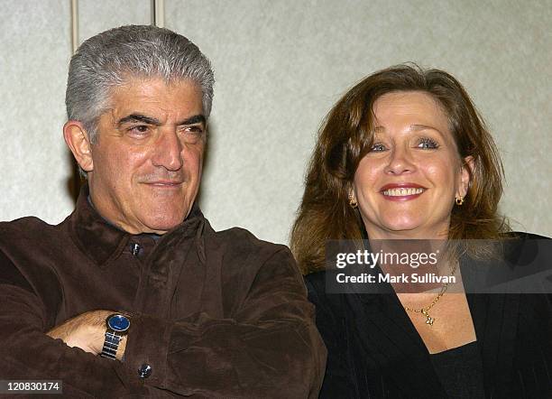 Frank Vincent and Patti D'Arbanville during 2004 American Film Market Echelon Entertainment Press Conference for "A Tale of Two Pizzas" at Loews...