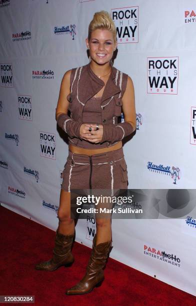 Kimberly Caldwell during Rock This Way Kick Off Bash - Arrivals at Avalon in Hollywood, California, United States.