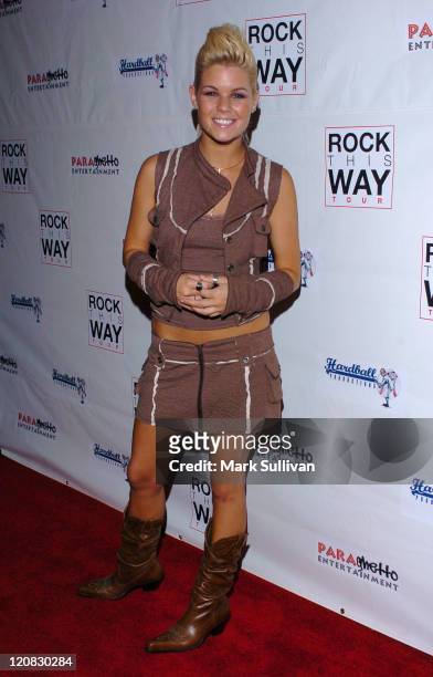 Kimberly Caldwell during Rock This Way Kick Off Bash - Arrivals at Avalon in Hollywood, California, United States.