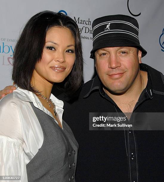 Steffiana De La Cruz and Kevin James during 1st Annual babyLove Charity Luncheon at Pacific Design Center in West Hollywood, California, United...