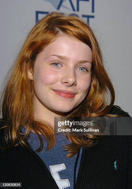 Rachel Hurd-Wood during AFI Fest 2005 - "An American Haunting" Screening - Arrivals at ArcLight Hollywood in Hollywood, California, United States.