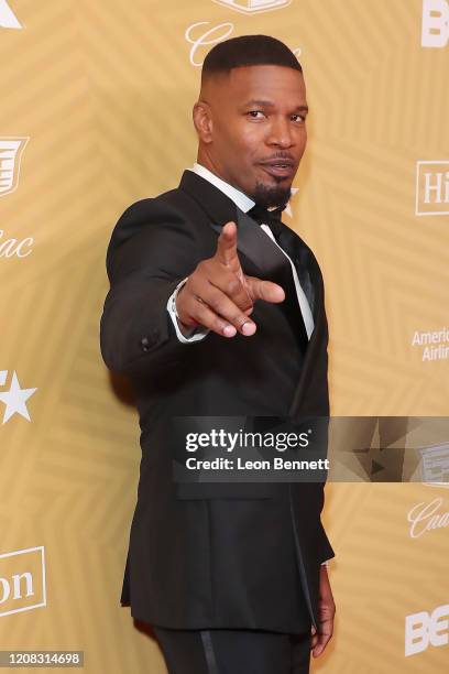 Jamie Foxx attends American Black Film Festival Honors Awards Ceremony at The Beverly Hilton Hotel on February 23, 2020 in Beverly Hills, California.