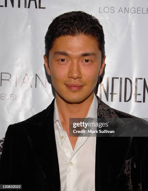 Rick Yune during Los Angeles Confidential Magazine in Association with Morgans Hotel Group Celebrates the 2007 Oscars with Forest Whitaker, Rob Clark...