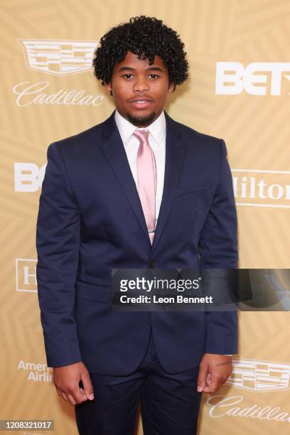 Isaiah John attends American Black Film Festival Honors Awards Ceremony at The Beverly Hilton Hotel on February 23, 2020 in Beverly Hills, California.