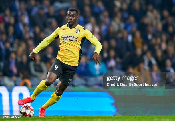 Jackson Martinez of Portimonense SC in action during the Liga Nos match between FC Porto and Portimonense SC at Estadio do Dragao on February 23,...