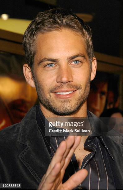 Paul Walker during "Timeline" World Premiere - Red Carpet Arrivals at Mann's National Theatre in Westwood, California, United States.