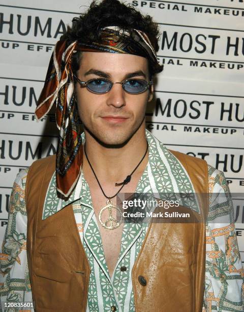 David Lago during Almost Human's Dia de Los Muertos Party at Almost Human Studios in Culver City, California, United States.