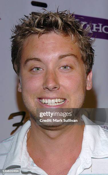Lance Bass during Eric Podwall and Shane West Birthday Party - June 18, 2005 in Los Angeles, California, United States.