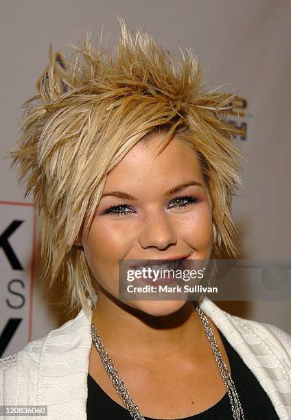 Kimberly Caldwell during "Rock This Way" Tour - Arrivals - August 24, 2005 at Avalon in Hollywood, California, United States.