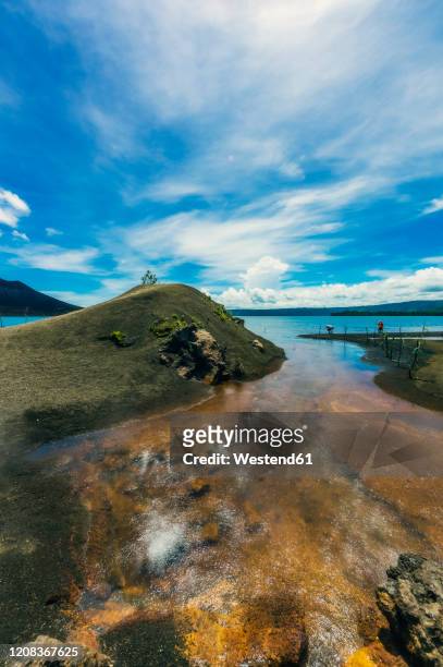 papua new guinea, east new britain province, rabaul, shore of new britain island - rabaul stock pictures, royalty-free photos & images