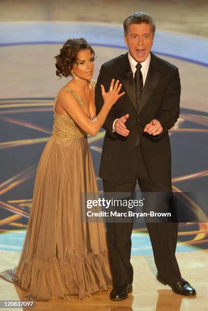 Kelly Monaco and Tom Bergeron, hosts during 33rd Annual Daytime Emmy Awards - Show at Kodak Theatre in Hollywood, CA, United States.