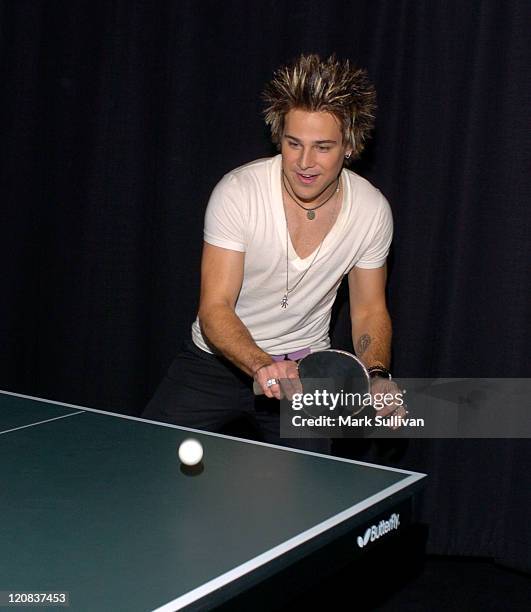 Ryan Cabrera in The Flavia Fusion Retreat during The Flavia Fusion Retreat by Backstage Creations at the 2005 Billboard Music Awards - Day 2 at MGM...