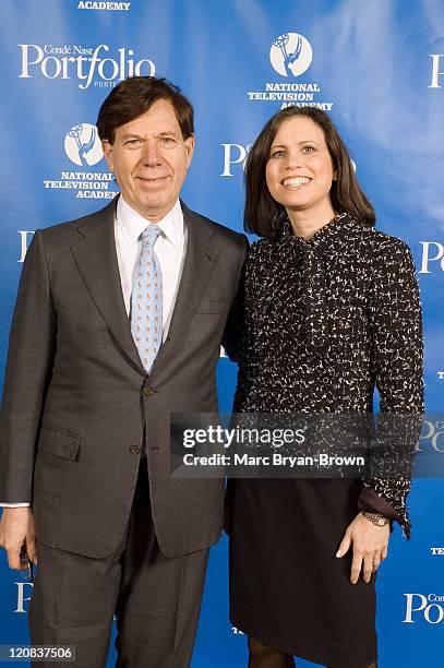 Peter Price, NATAS President and Joanne Lipman, Editor in Chief of Conde Nast Portfolio