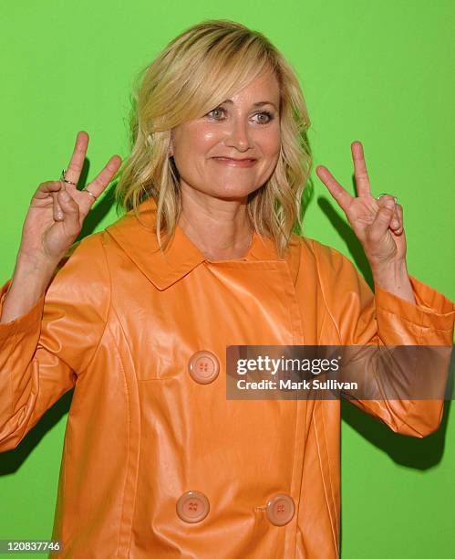 Maureen McCormick during Backstage Creations at the 5th Annual TV Land Awards at Barker Hangar in Santa Monica, California, United States.