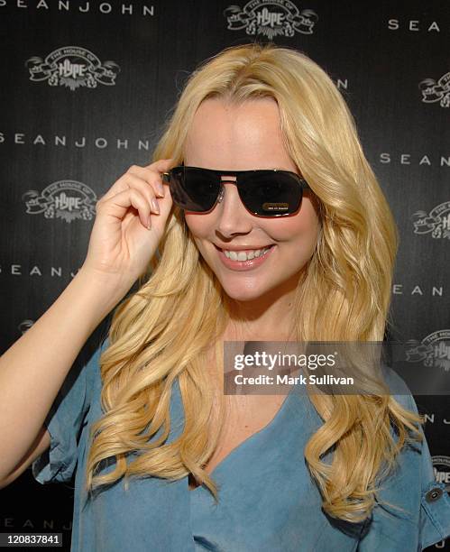 Helena Mattsson attends Sean John Shop Future pop up shop on June 5, 2010 in Los Angeles, California.