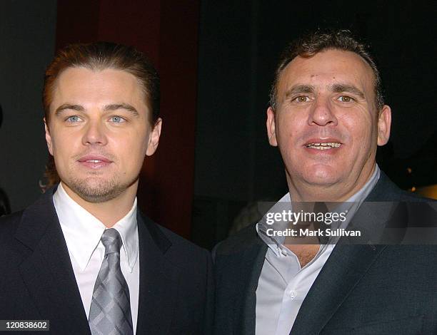 Leonardo DiCaprio and Graham King, producer during "The Aviator" Los Angeles Premiere - Arrivals at Grauman's Chinese Theatre in Hollywood,...