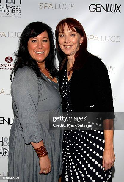 Dr. Sharon Zadanoff and Annette Bethers attend the unveiling of Spa Luce at Hollywood & Highland on May 1, 2008 in Hollywood, California.