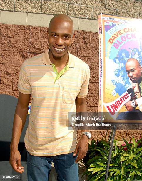 Dave Chappelle during Dave Chappelle In-Store Appearance to Celebrate the DVD Release of "Dave Chappelle's Block Party" at Best Buy in Los Angeles,...