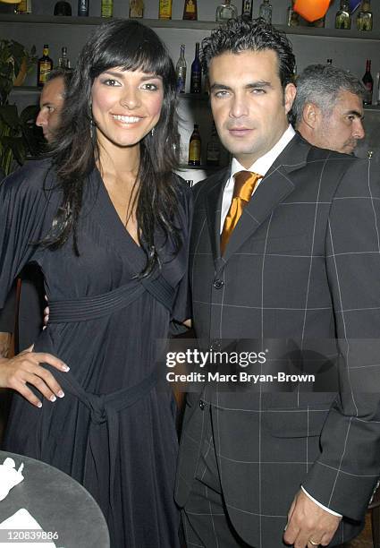 Candela Ferro and Mauricio Islas during 2004 Telemundo Upfront at Beacon Theatre in New York City, New York, United States.