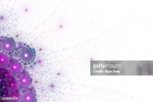 abstract purple line art - fibonacci stock pictures, royalty-free photos & images