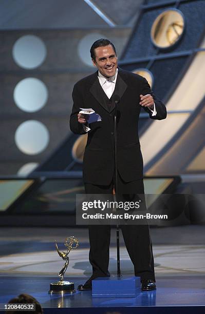 Maurice Benard Best Actor General Hospital during 30th Annual Daytime Emmy Awards - Show at Radio City Music Hall in New York, NY, United States.