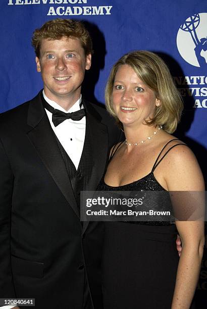 Kevin O'Connor and guest during 31st Annual NATAS Daytime Emmy Craft Awards - Press Room at Mariott Marquis in New York City, New York, United States.