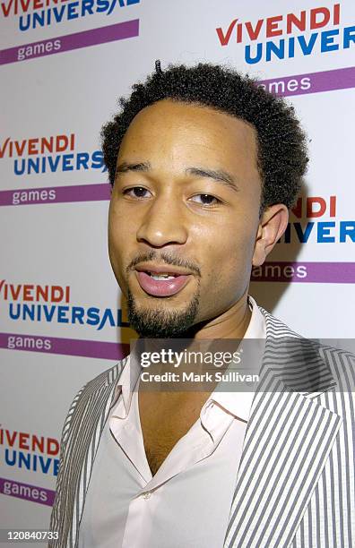 John Legend during Vivendi Universal Games E3 Kickoff Party at Avalon Hollywood at Avalon Hollywood in Hollywood, California, United States.