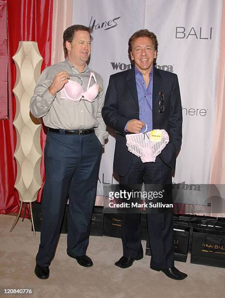 Sam Rubin and Ross King during Wonderbra at the Silver Spoon Beauty Buffet - Day 1 in Beverly Hills, California, United States.