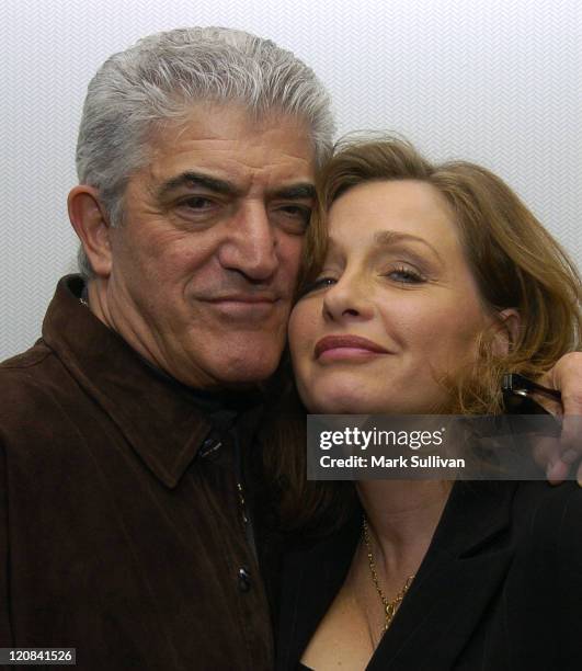 Frank Vincent and Patti D'Arbanville during 2004 American Film Market Echelon Entertainment Press Conference for "A Tale of Two Pizzas" at Loews...