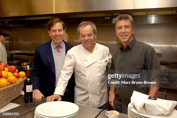 Peter Price, Wolfgang Puck and Tom Bergeron during 33rd Annual Daytime EMMY Awards - Red Carpet Roll Out at Kodak Theater in Los Angeles, California,...