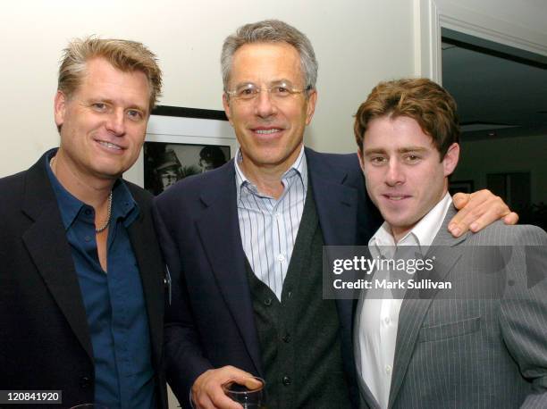 Joe Simpson, Tom Rosenberg and Jake Glaser during Elizabeth Glaser Pediatric AIDS Foundation Kicks Off TARGET A Time For Heroes 2005 at Private...