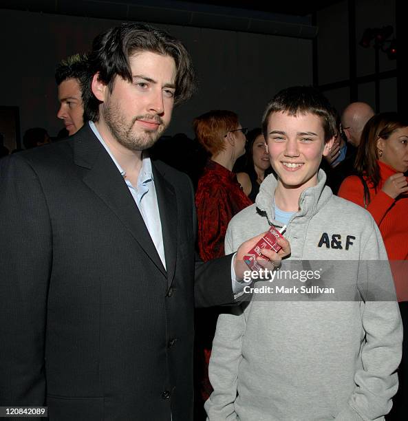 Jason Reitman, writer/director and Cameron Bright during "Thank You For Smoking" Los Angeles Premiere - After Party at Directers Guild in Los...