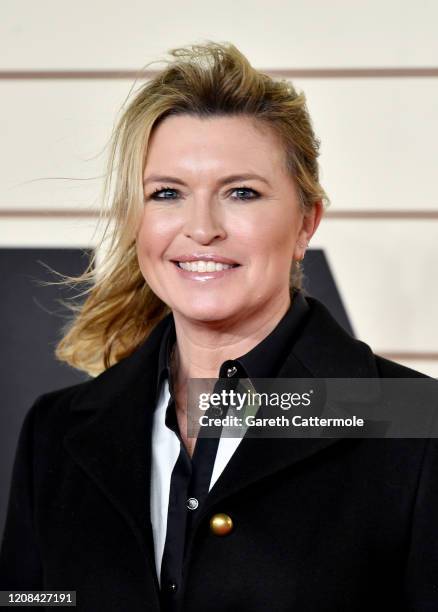 Tina Hobley attends the "Military Wives" UK Premiere at Cineworld Leicester Square on February 24, 2020 in London, England.