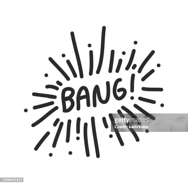 bang vector illustration symbol design element - big bang stock illustrations