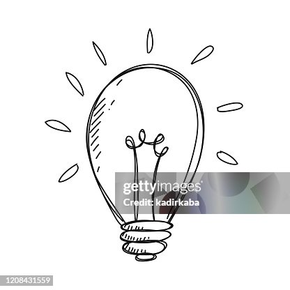 燈泡向量插圖符號設計項目 燈泡向量插圖符號設計項目