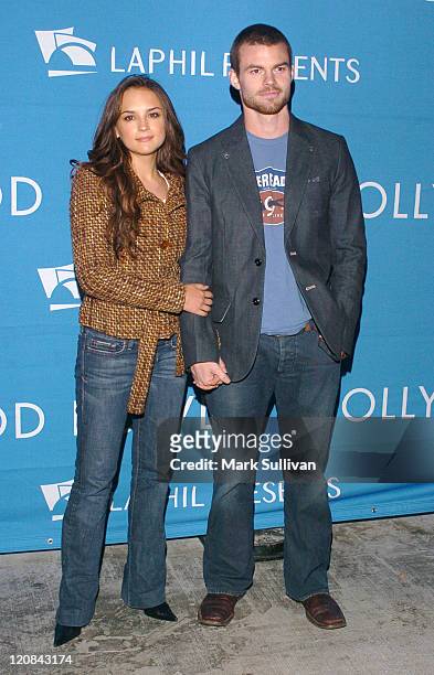 Rachael Leigh Cook and Daniel Gillies during "A Night At The Copa" At The Hollywood Bowl - Arrivals at Hollywood Bowl in Los Angeles, California,...