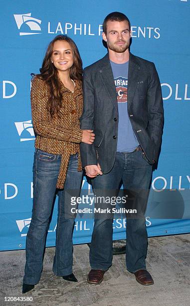 Rachael Leigh Cook and Daniel Gillies during "A Night At The Copa" At The Hollywood Bowl - Arrivals at Hollywood Bowl in Los Angeles, California,...