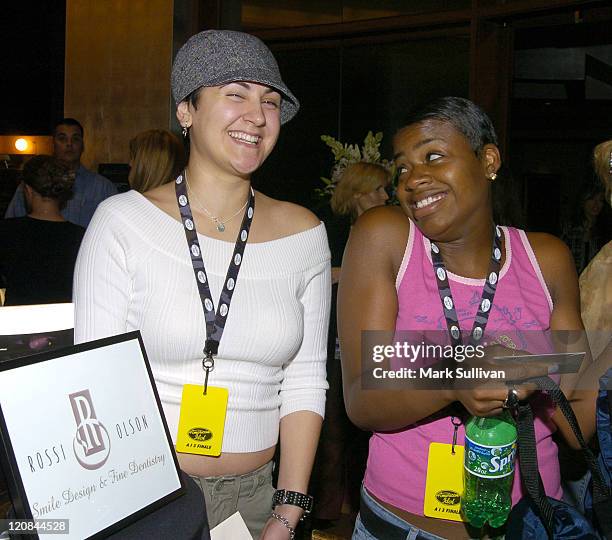 Amy Adams and Fantasia Barrino in Backstage Creations-The Talent Retreat