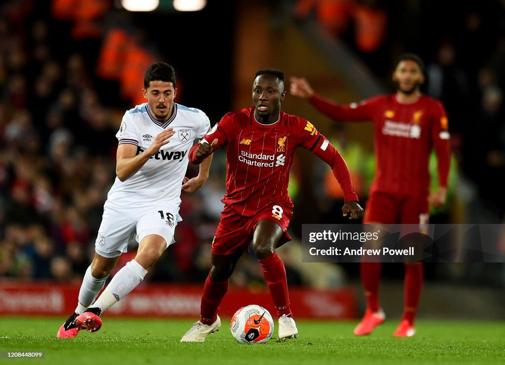 Liverpool FC v West Ham United - Premier League