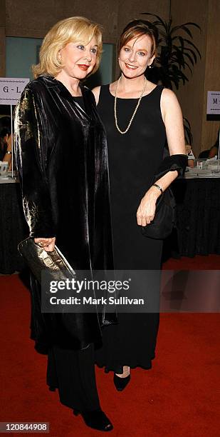 Michael Learned and Mary Beth McDonough during PanCAN's An Evening With the Stars at Beverly Hilton Hotel in Beverly Hills, California, United States.