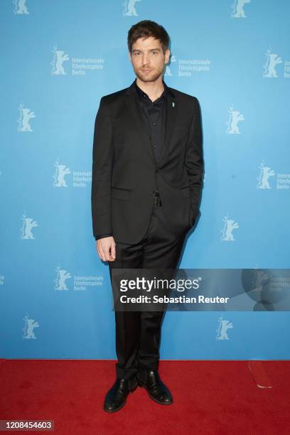 Robert Finster pose at the Netflix premiere of "Freud" during the 70th Berlinale International Film Festival Berlin at Zoo Palast on February 24,...