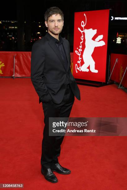 Robert Finster attends the Netflix premiere of "Freud" during the 70th Berlinale International Film Festival Berlin at Zoo Palast on February 24,...