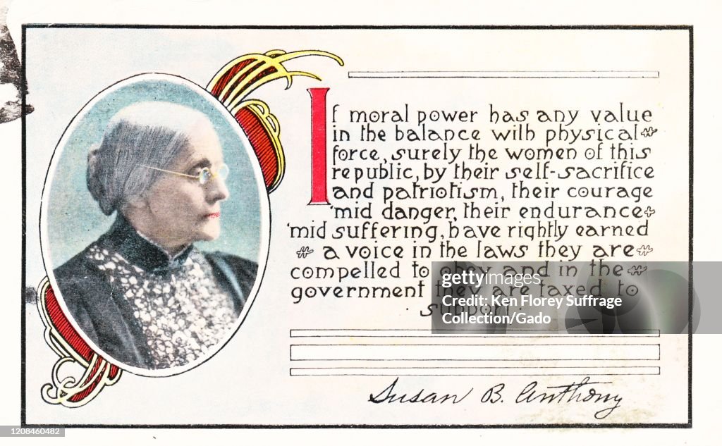 Susan B Anthony Postcard