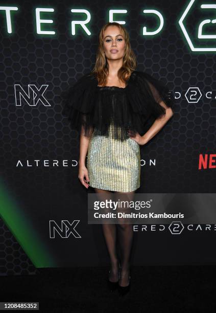 Dina Shihabi attends Netflix's "Altered Carbon" Season 2 Photo Call at AMC Lincoln Square Theater on February 24, 2020 in New York City.