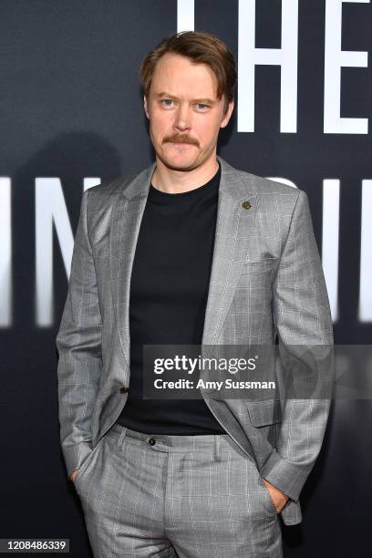 Michael Dorman attends the Premiere of Universal Pictures' "The Invisible Man" at TCL Chinese Theatre on February 24, 2020 in Hollywood, California.