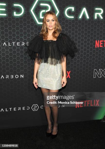 Dina Shihabi attends Netflix's "Altered Carbon" Season 2 Fan Event and Reception on February 24, 2020 in New York City.