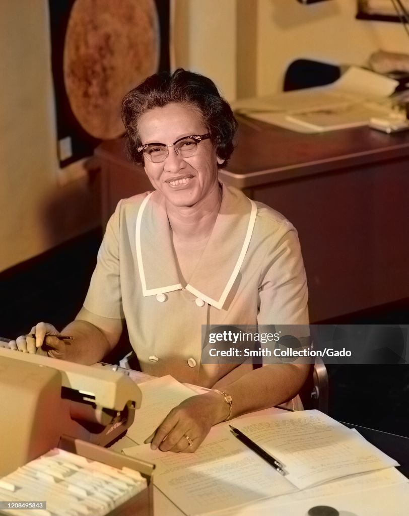 Katherine Johnson (Colorized)
