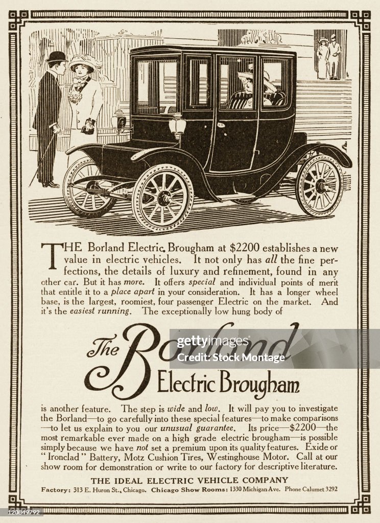 Borland Electric Brougham Automobile