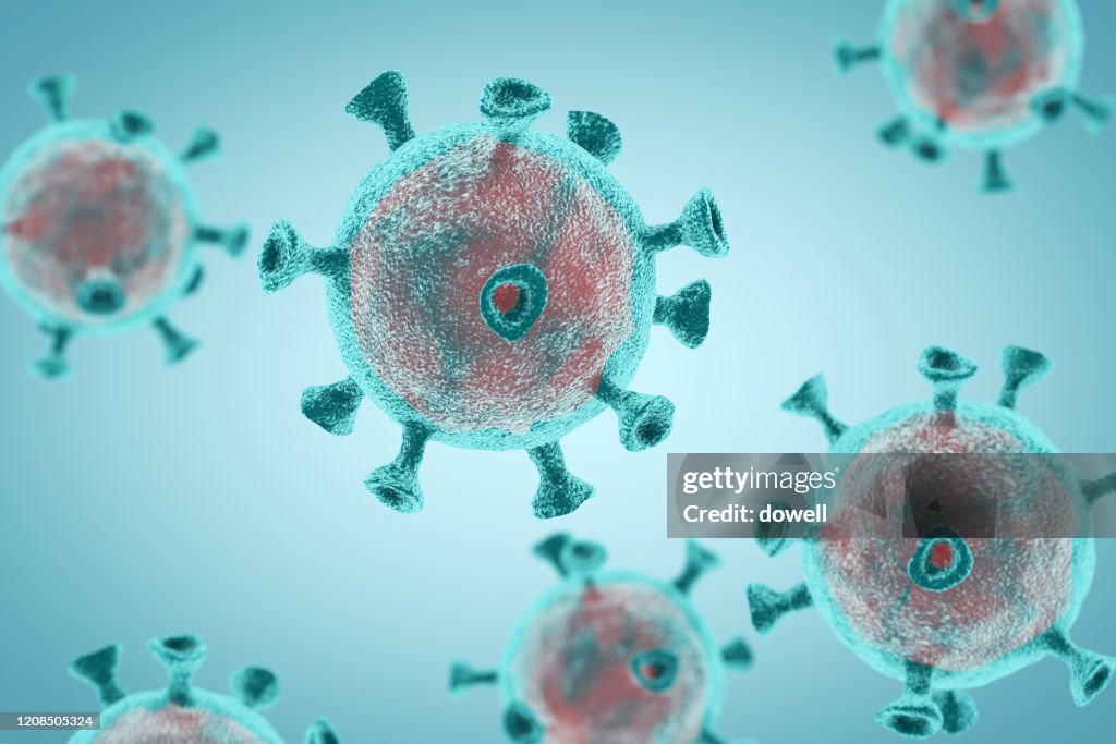 Coronavirus,3d render